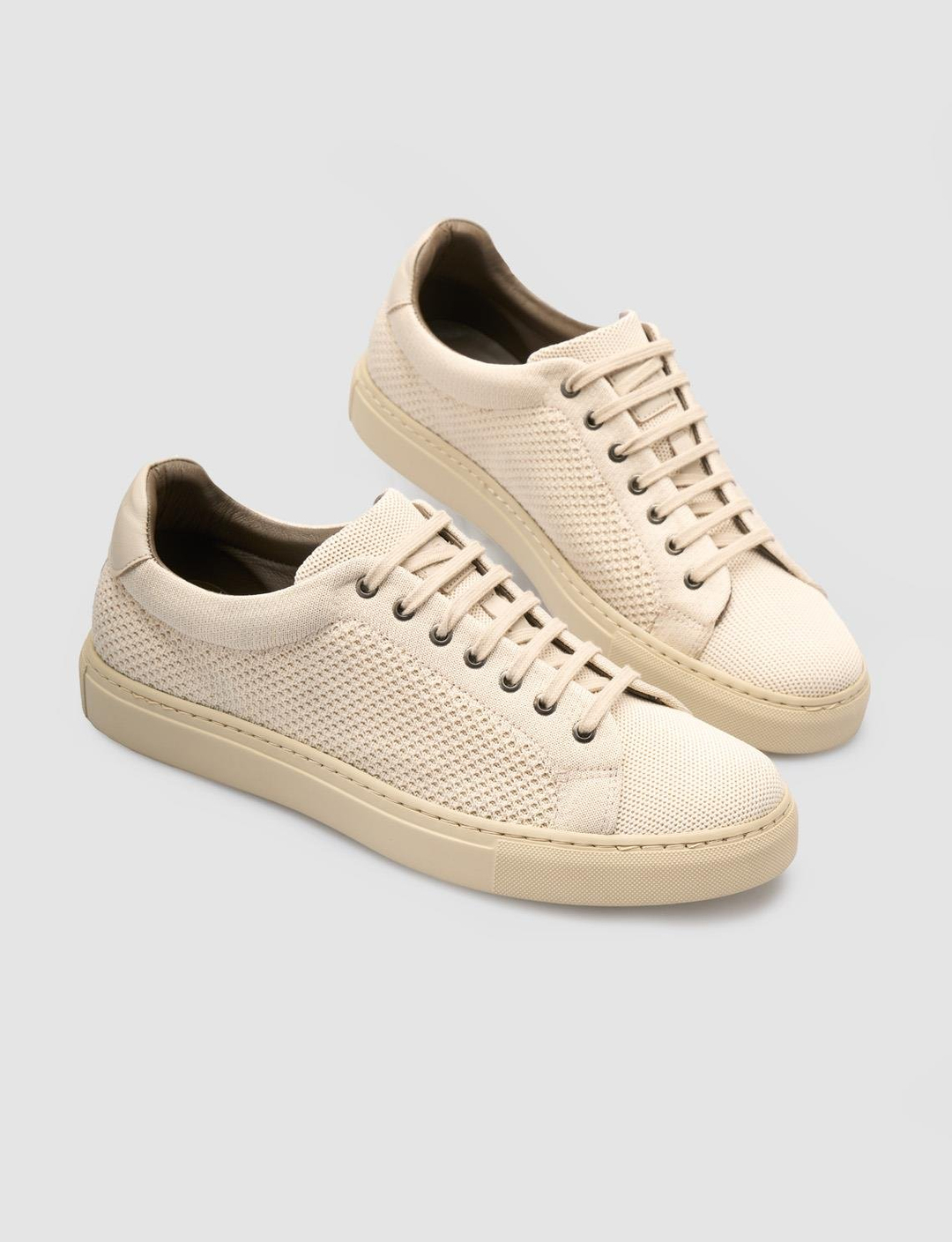 Triko Bej Bağcıklı Erkek Spor Ayakkabı