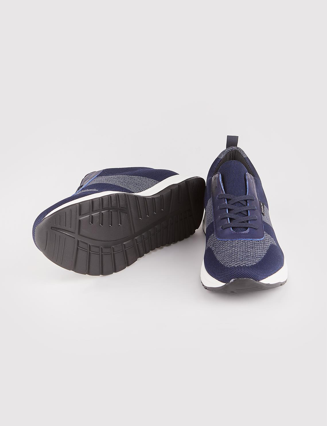 Triko Lacivert Bağcıklı Erkek Sneaker Spor Ayakkabı