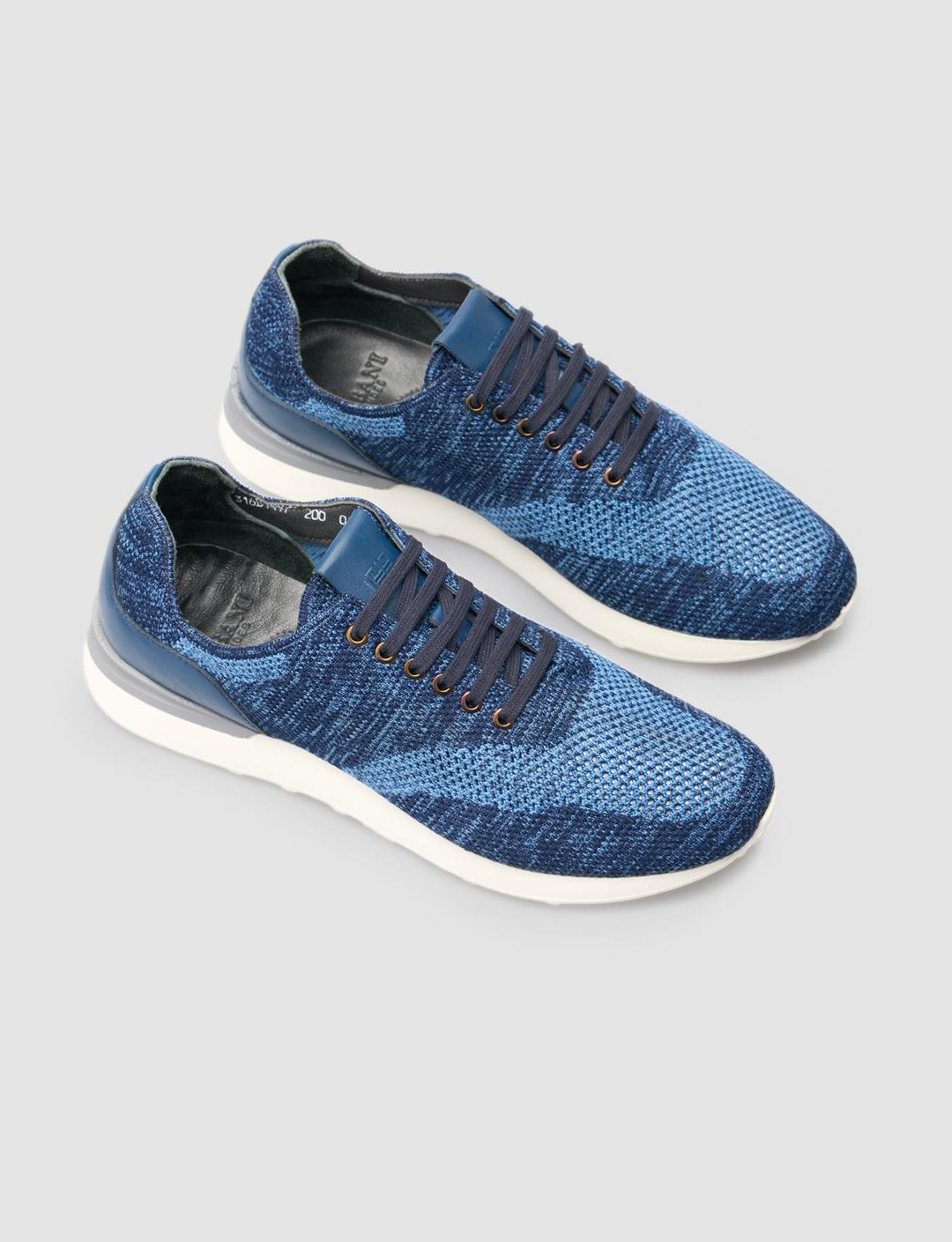 Triko Mavi Bağcıklı Erkek Spor Ayakkabı