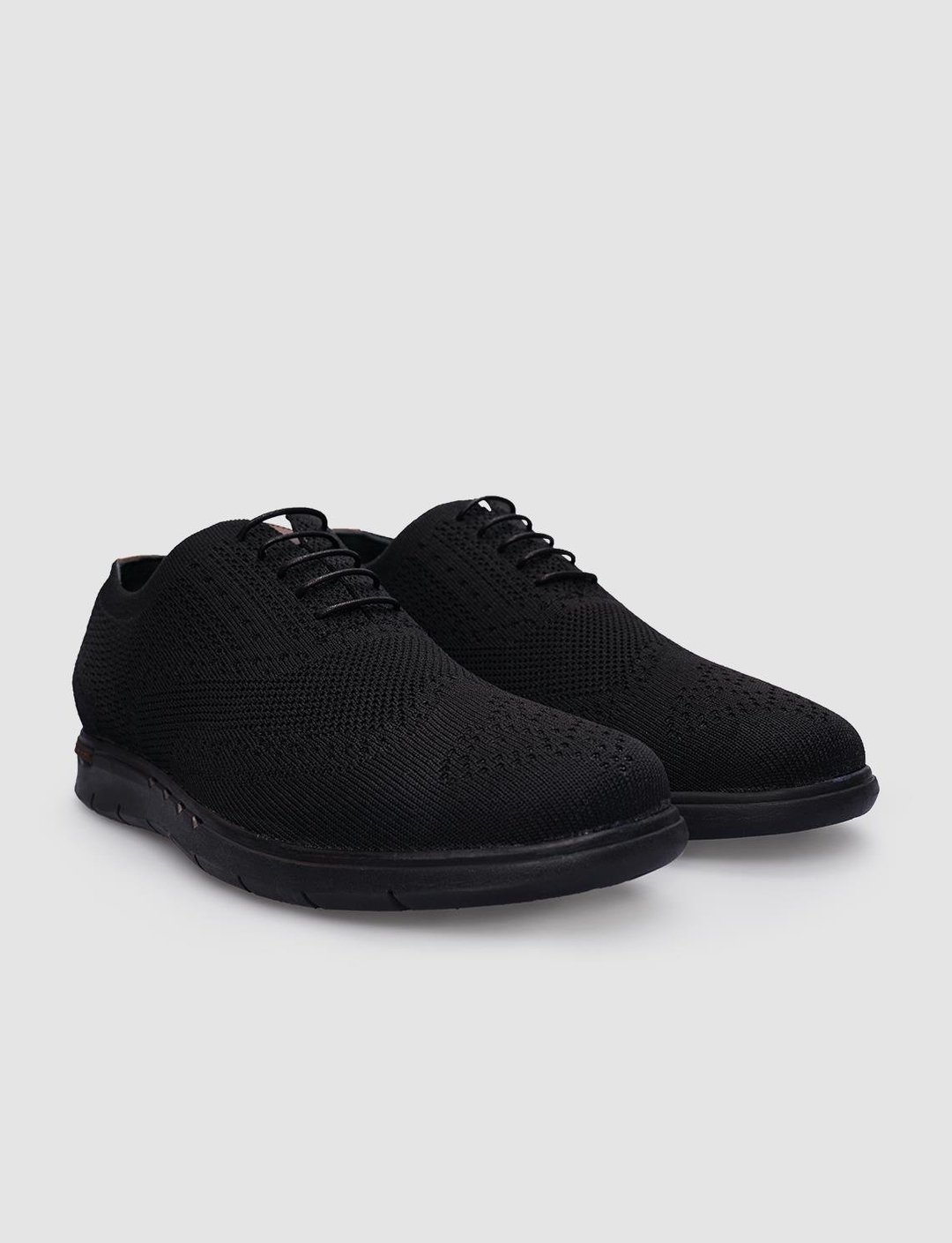Triko Siyah Bağcıklı Erkek Klasik Günlük Ayakkabı