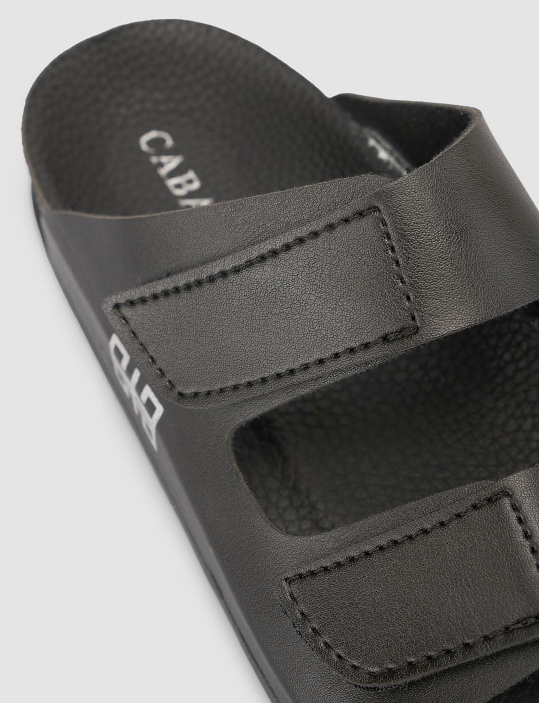 Vegan Deri Siyah Kadın Terlik