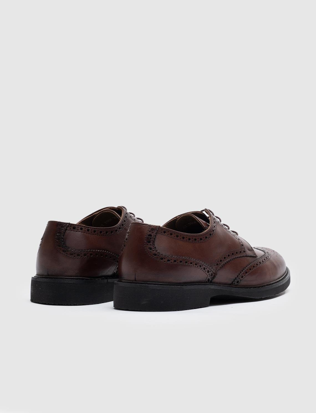 Yazlık Hakiki Deri Kahverengi Bağcıklı Erkek Günlük Ayakkabı