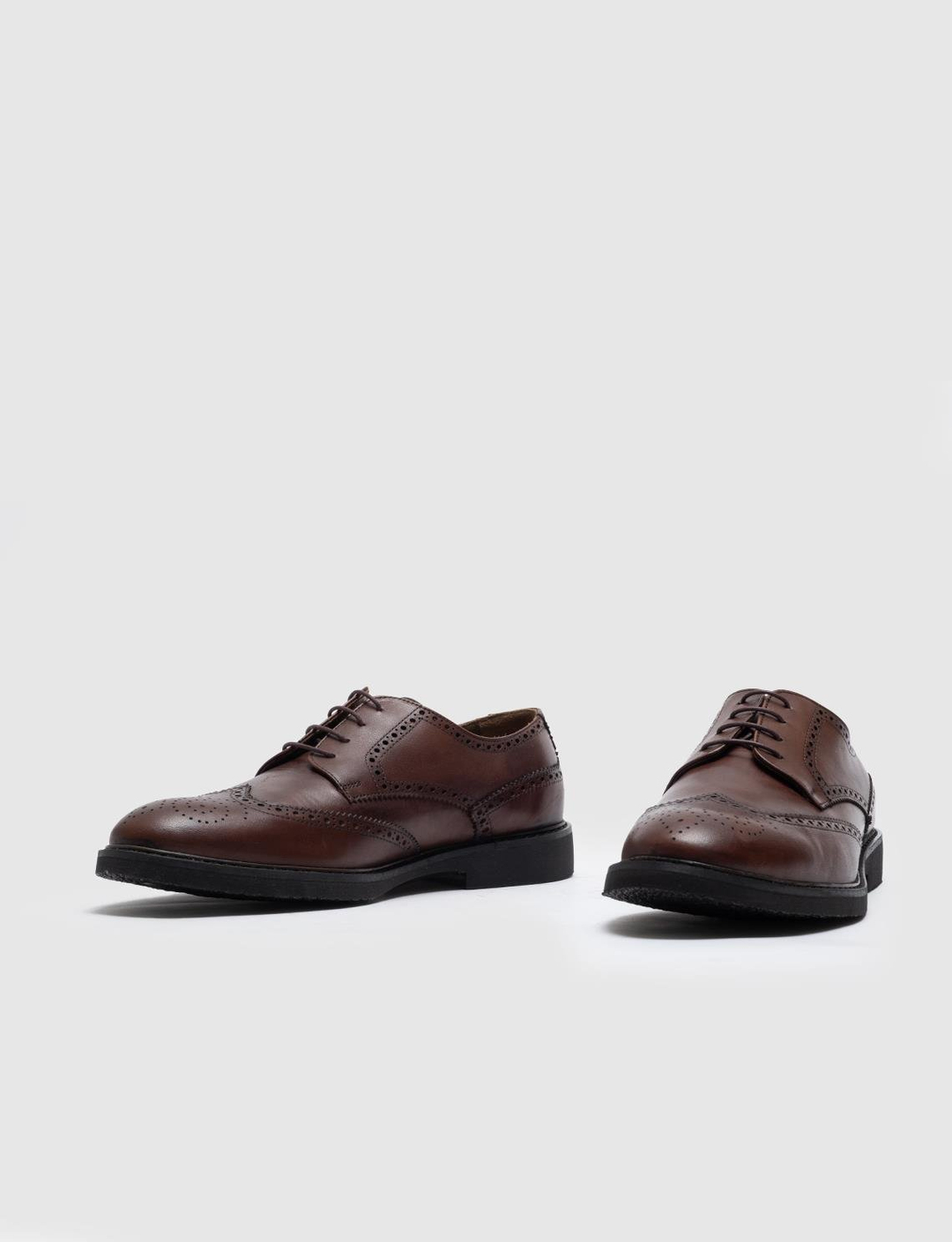 Yazlık Hakiki Deri Kahverengi Bağcıklı Erkek Günlük Ayakkabı