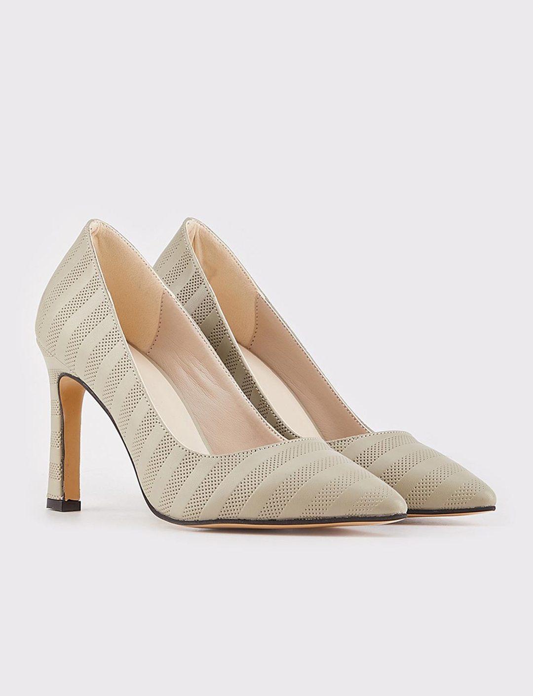 Yeşil Kadın Topuklu Ayakkabı