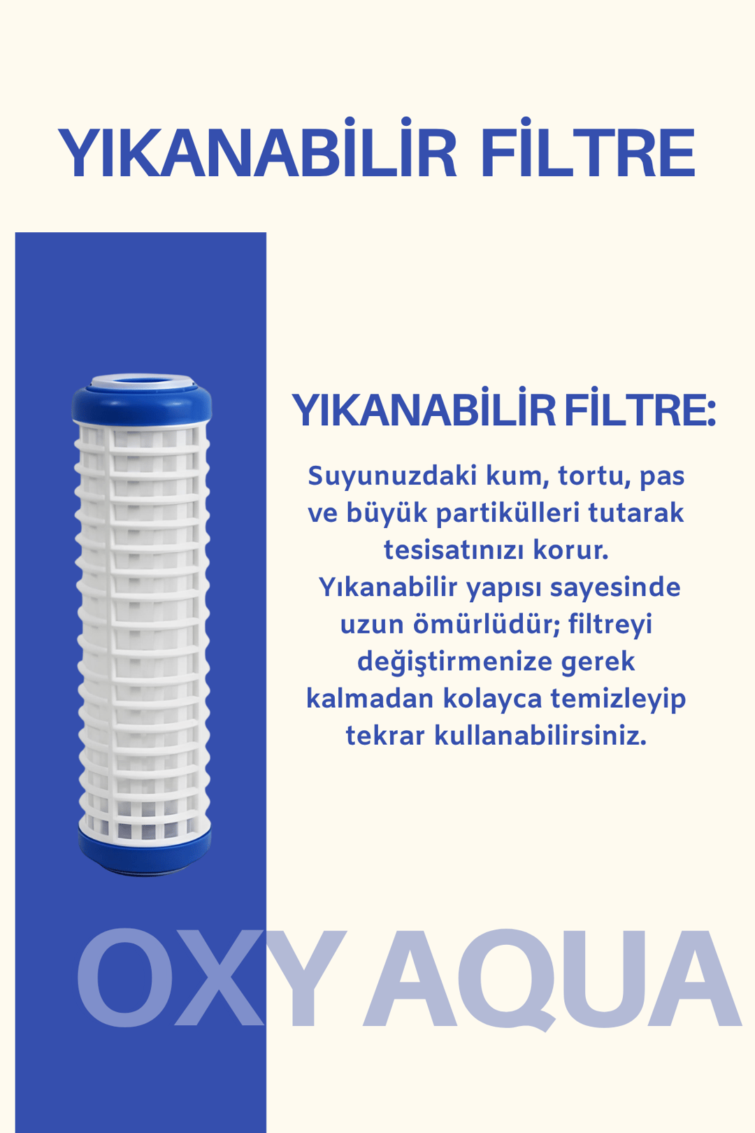 3'lü Daire Girişi Arıtma Silifoz Filtreli Kireç Ve Klor Önleyici Bina Sayaç Girişi Su Arıtma Cihazı