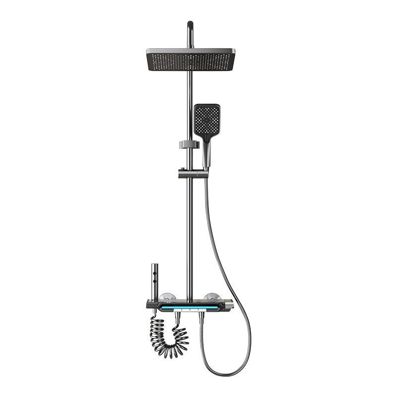 Dijital Led Göstergeli Piyano Akıllı Lüks Duş Seti Şelale Ve Yağmur Tepe Duş Seti - MST-1