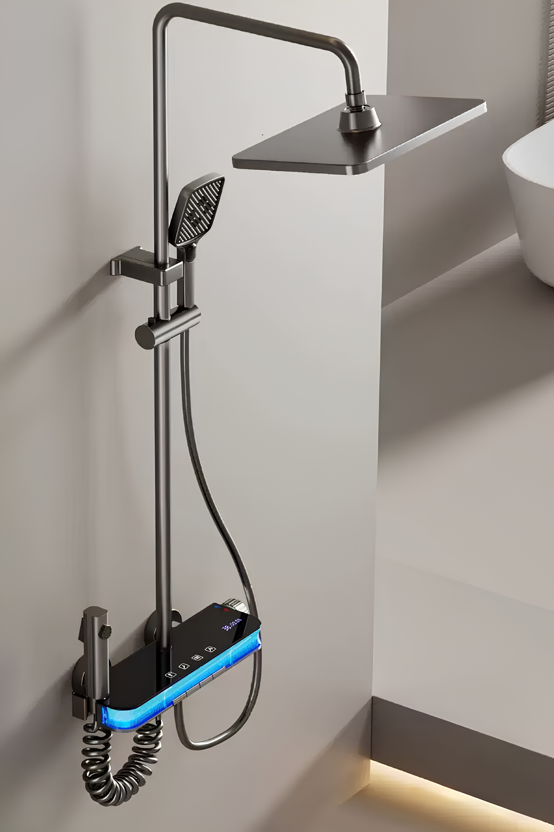 OXY AQUA Premium Akıllı Eviye Seti Aura Duş Seti Birlikte