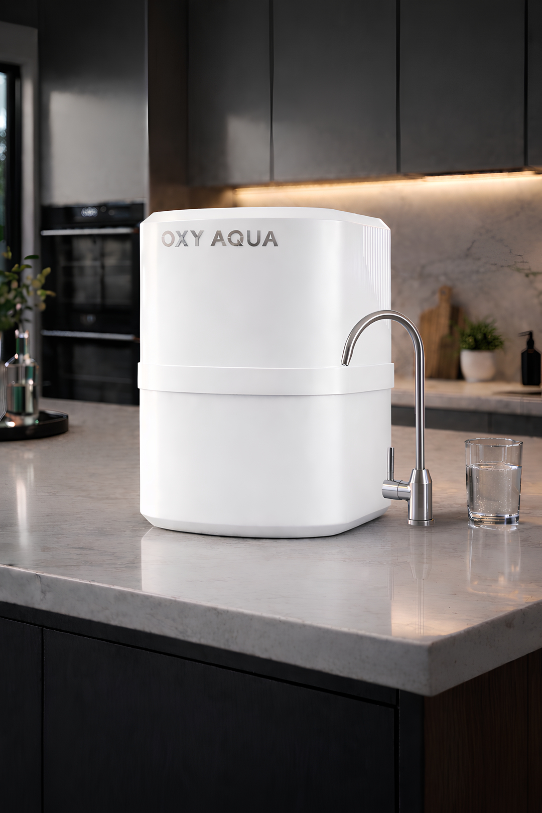 OXY AQUA Premium Akıllı Eviye Seti Diamond Su Arıtma Cihazı Birlikte