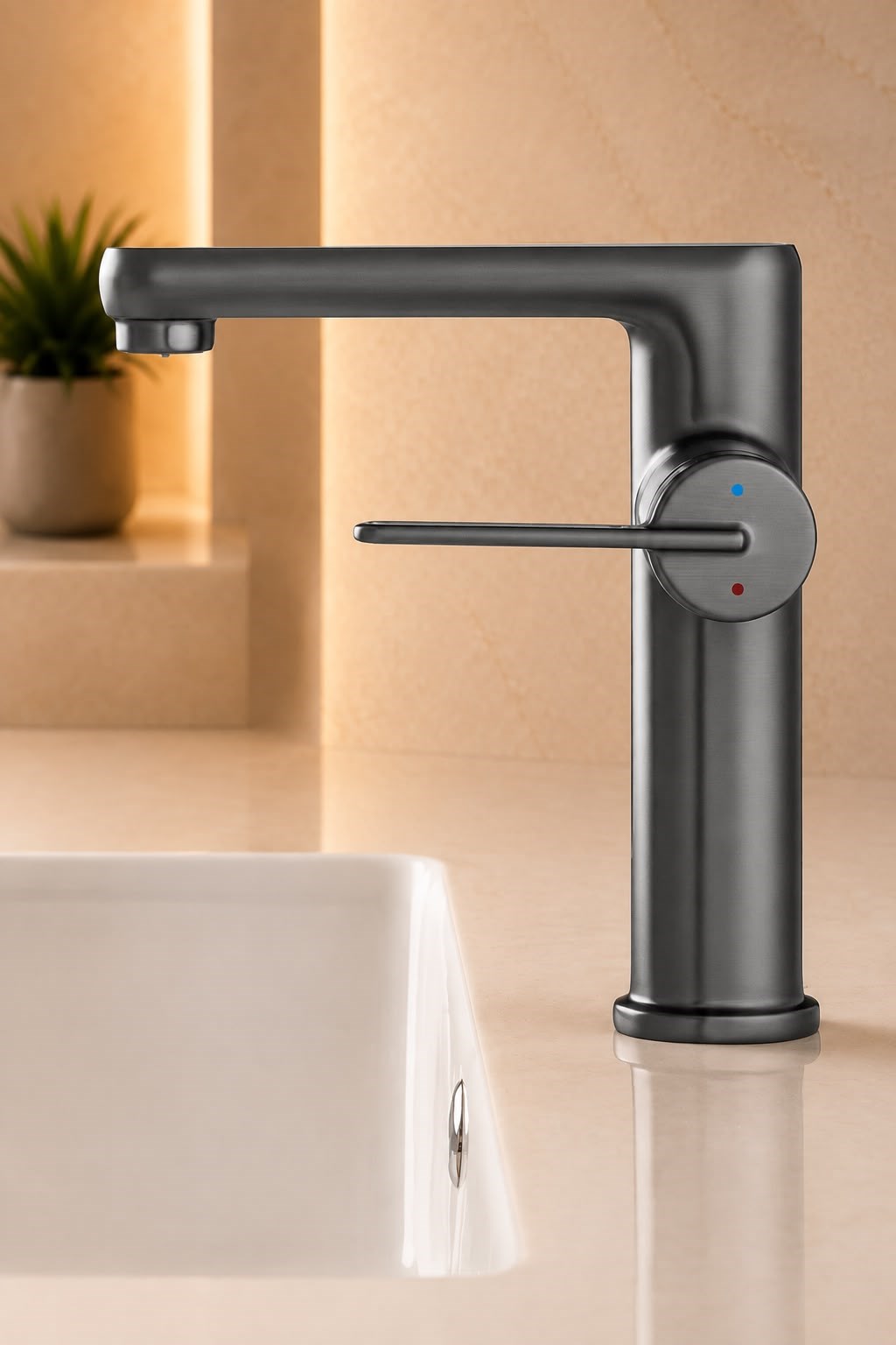 OXY AQUA River Dijital Sıcaklık Göstergeli  Banyo Bataryası