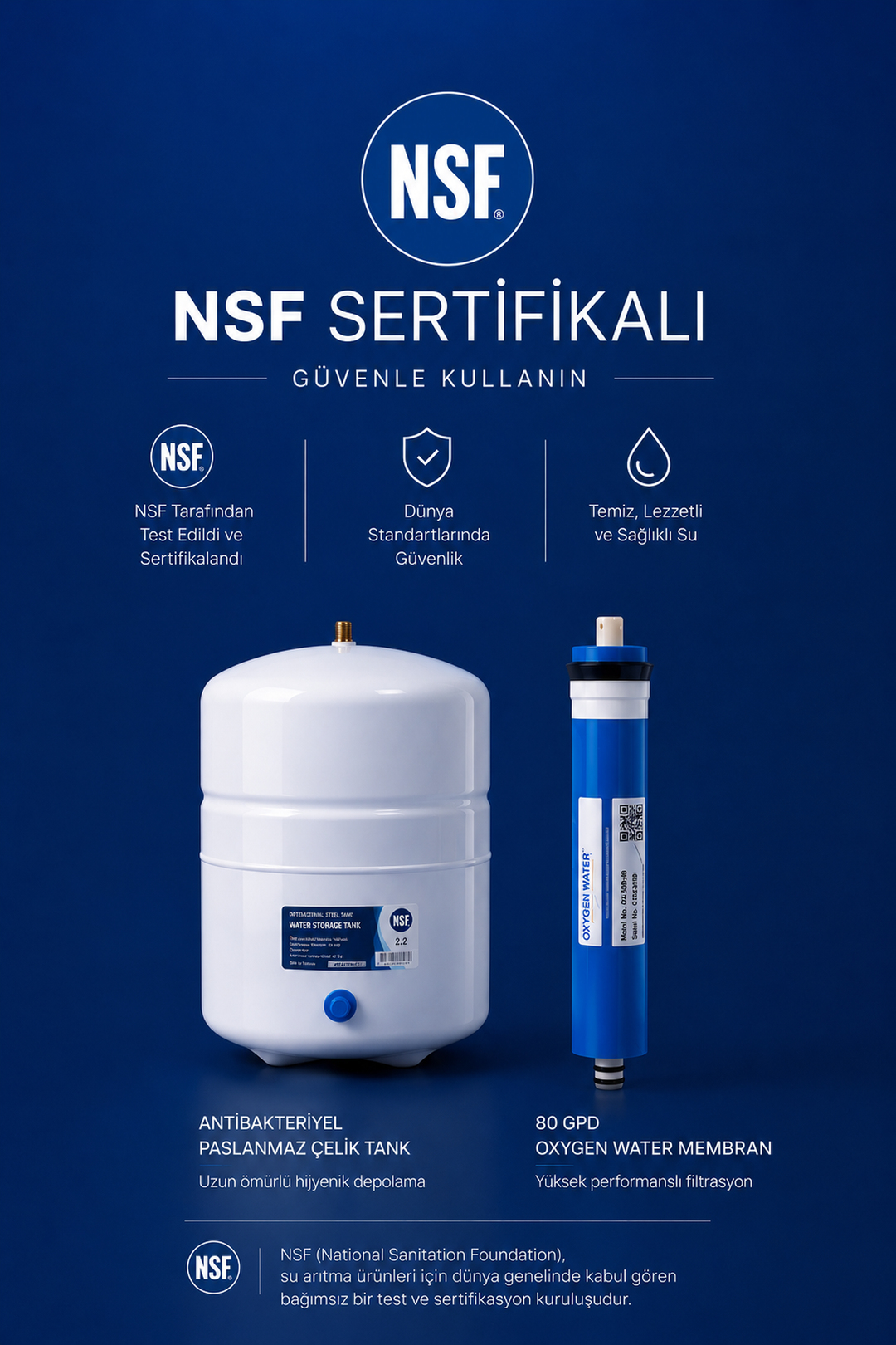 Su Arıtma Cihazı - 14 Aşamalı Pompalı Vontron Membranlı Su Arıtma Cihazı