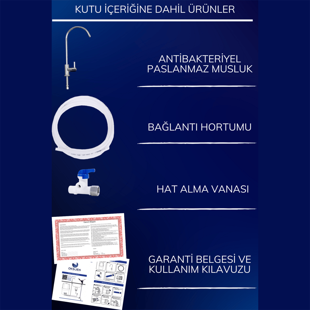 Vontron Membranlı 14 Aşamalı Pompalı Su Arıtma Cihazı Ph Plus Mineral Filtreli