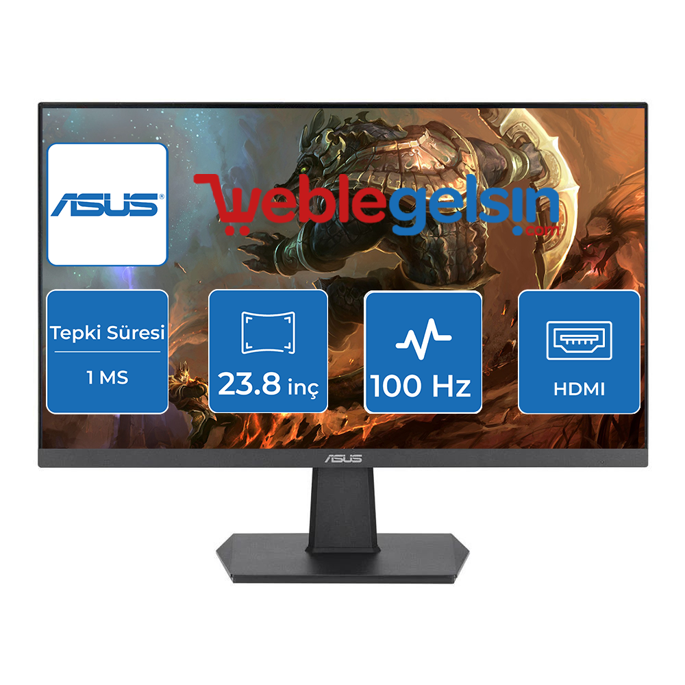 23.8 ASUS VA24EHF IPS FHD 100HZ 1MS HDMI