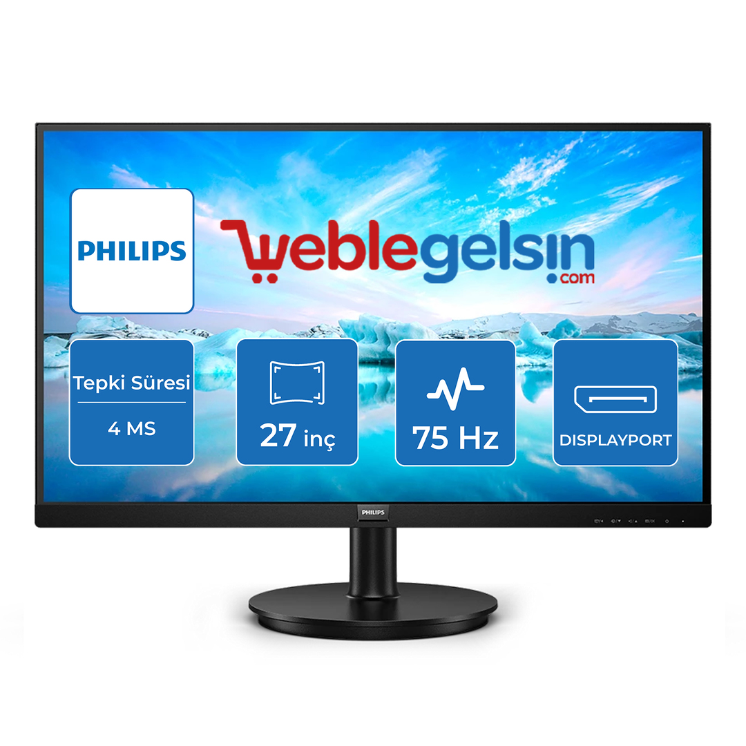 27 PHILIPS 275V8LA/00 VA QHD 4MS 75 HZ HDMI DP