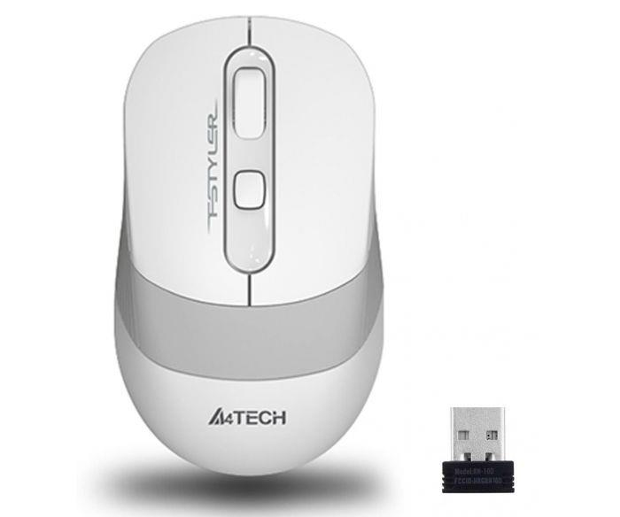 A4TECH FB35C BLUETOOTH OPTİK ŞARJLI MOUSE NANO BEYAZ