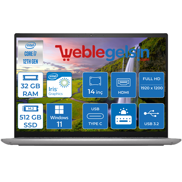 Dell Insprion 5420 Intel Core i7 1255U 32GB 512GB SSD 14