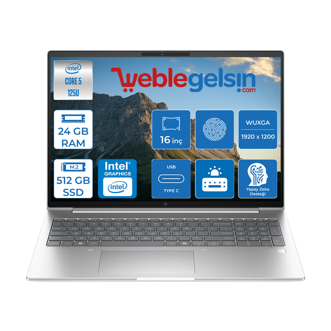 Elitebook 660 G11 Ultra5 125U 24GB DDR5 512GB SSD 16