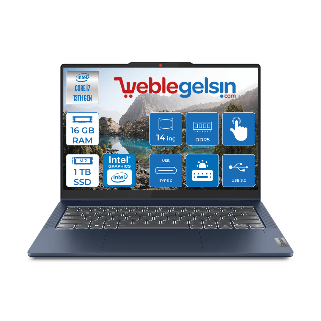 Ideapad Slim 5 Intel Core I7 13620H 16GB LpDDR5 1TB SSD Freedos 14