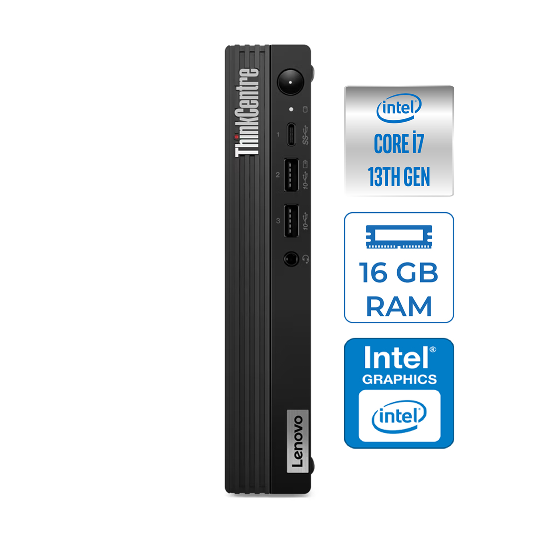 Lenovo Thinkcentre M70Q Gen 4 Intel Core I7-13700T 16GB 512GB SSD Freedos Masaüstü Bilgisayar 12E30015TRF01