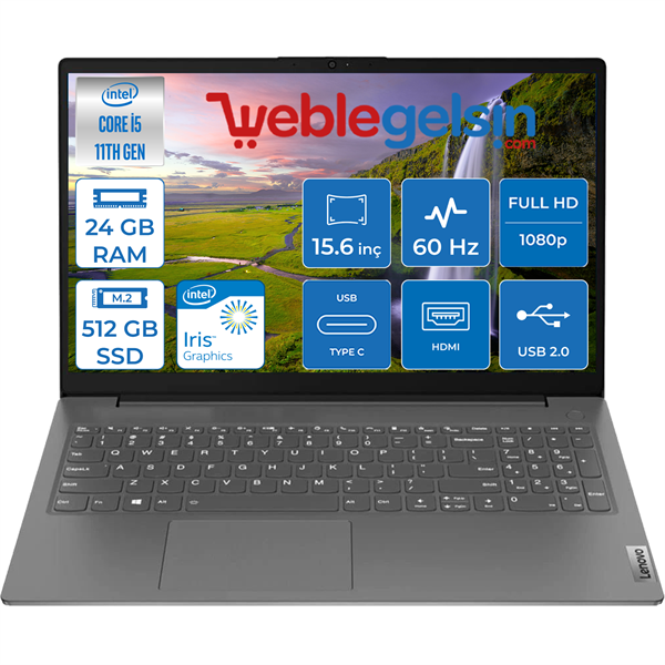 Lenovo V15 Intel Core i5 1135G7 24GB 512GB SSD 15.6