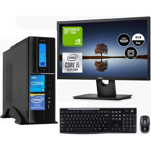 Zetta Flex Sff Intel Core i5 12400 16 GB 2 TB SSD Freedos Masaüstü Bilgisayar ZET22230