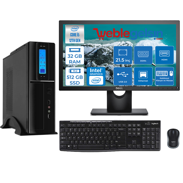 Zetta Flex Sff Intel Core i5 12400 32GB 512GB SSD 21.5
