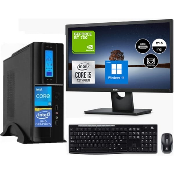 Zetta Flex Sff Intel Core i5 12400 64 GB 512 GB SSD Windows 11 Pro Masaüstü Bilgisayar ZET22268