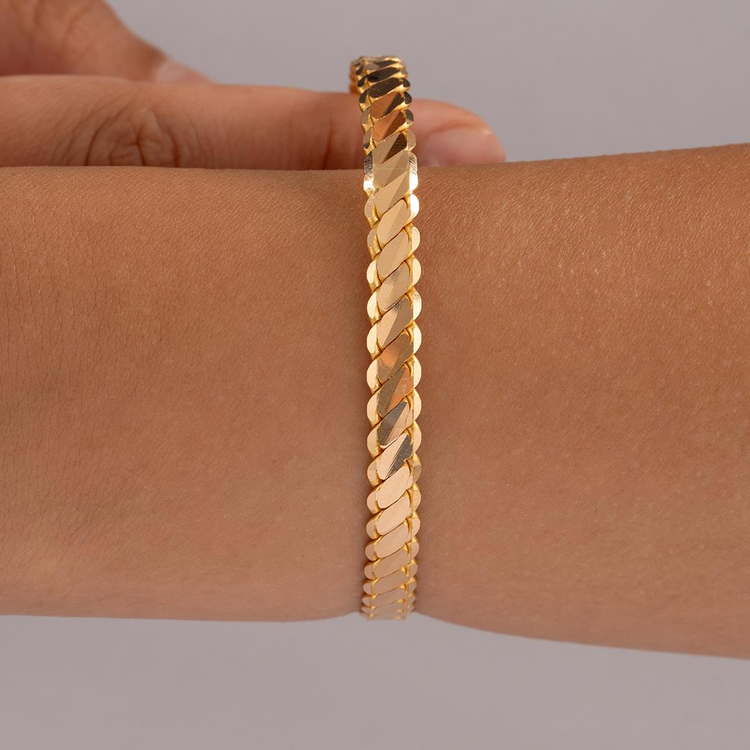 25 Gram (Gr) 3'lü Burma Bilezik 22 Ayar Yatırımlık İşçiliksiz