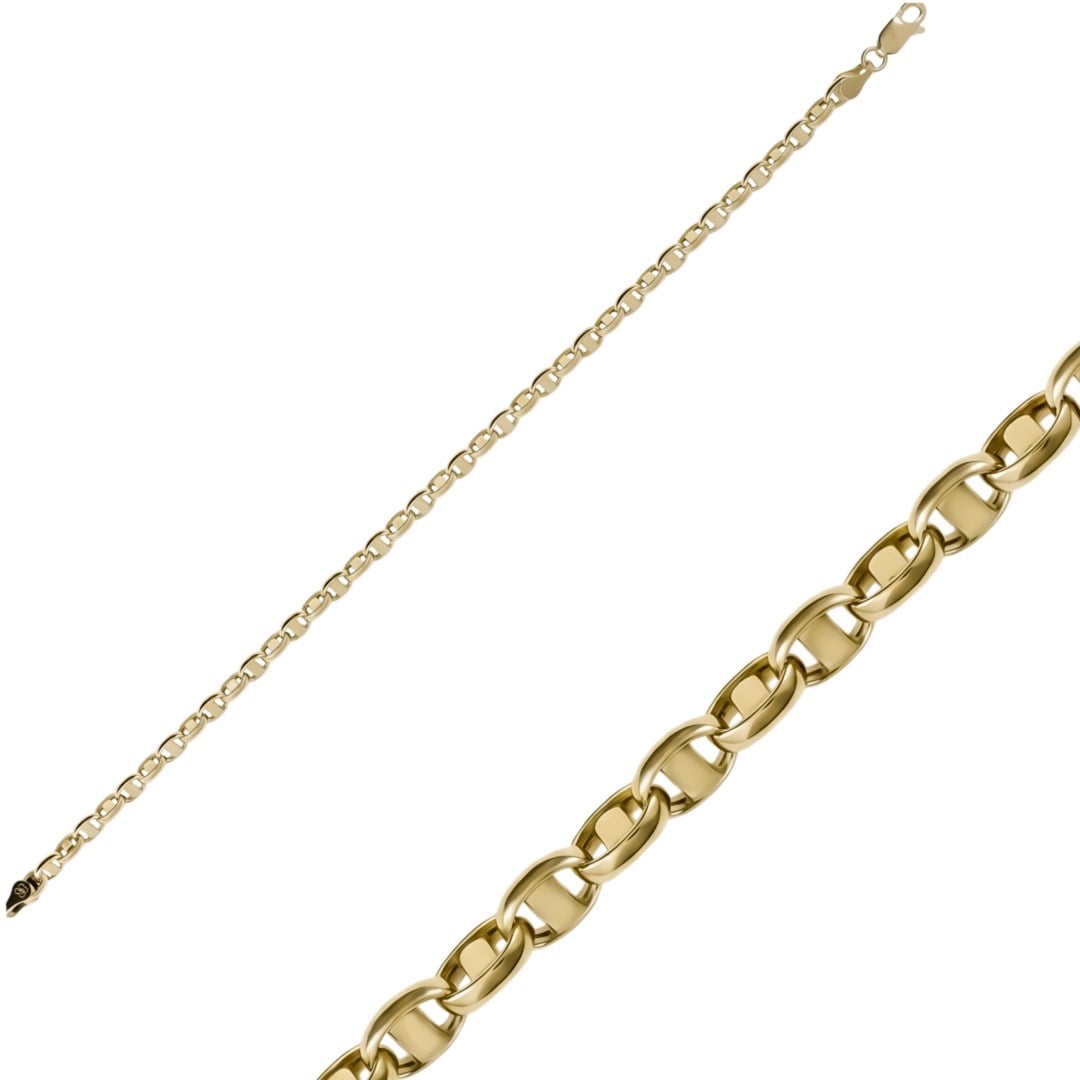 Spor 14 Ayar Altın Bileklik 4Mm