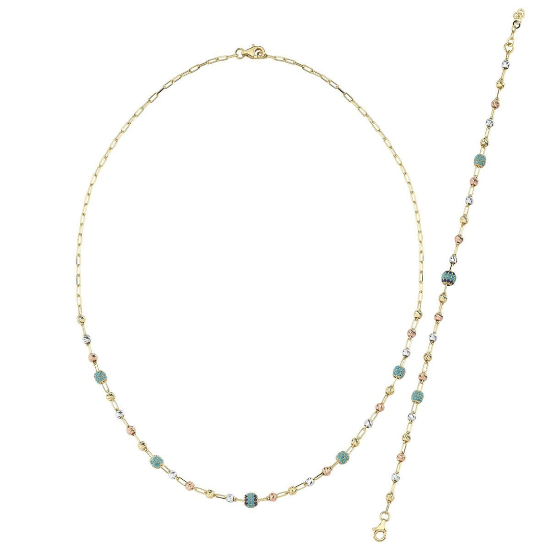 ALTIN DORİKALI SET