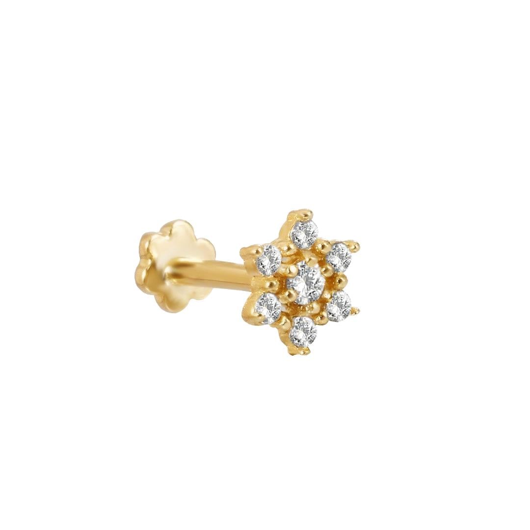Piercing Yıldız Model 14 Ayar Altın