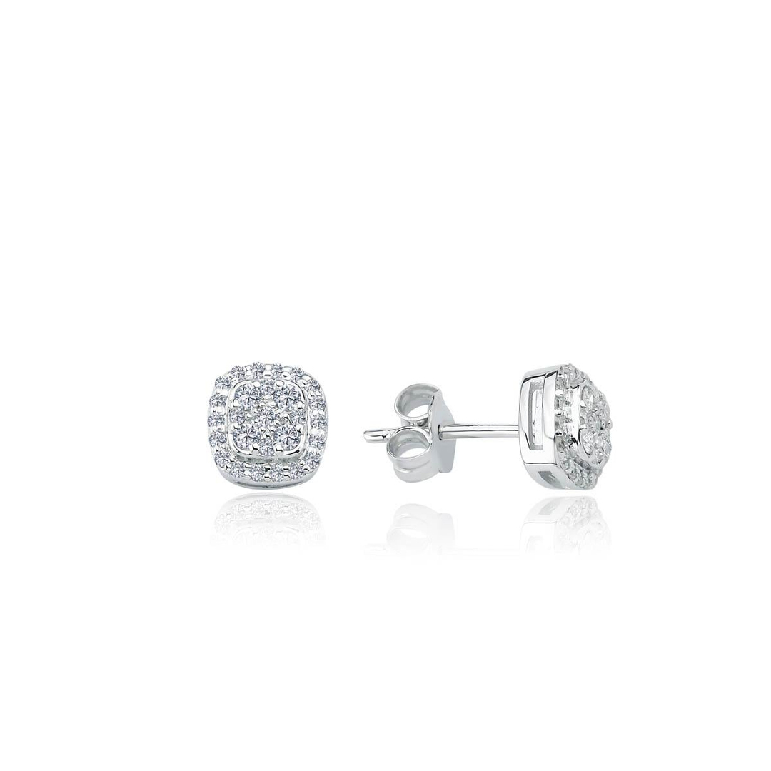 PILANTA TAŞLI FANTAZİ KÜPE 0.34 CT