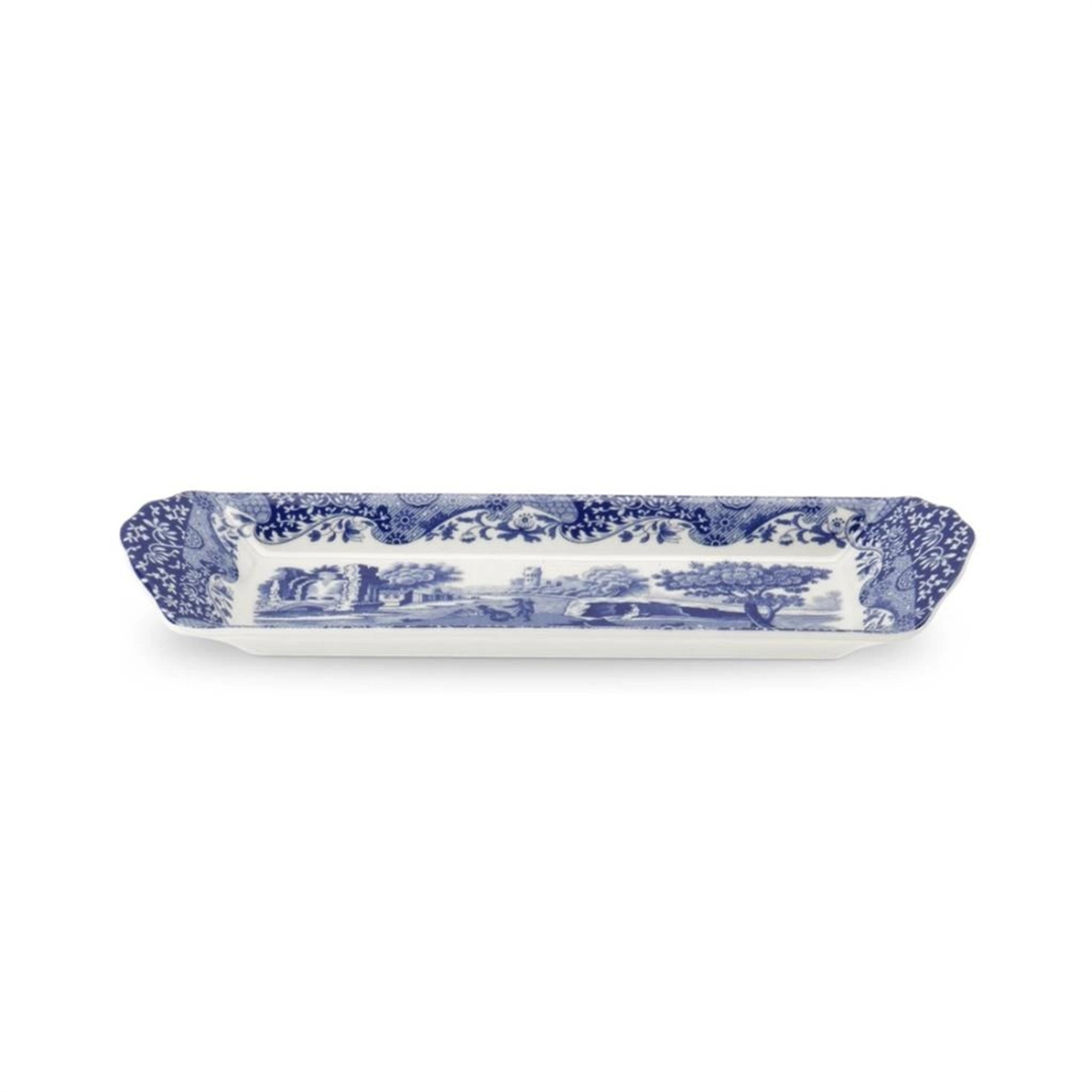 Blue Italian Dikdörtgen Tepsi