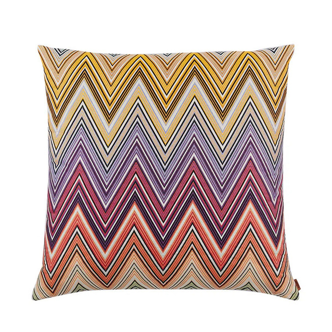 Kew T59 Turuncu Zigzag Desenli Dekoratif Yastık 60 x 60 cm