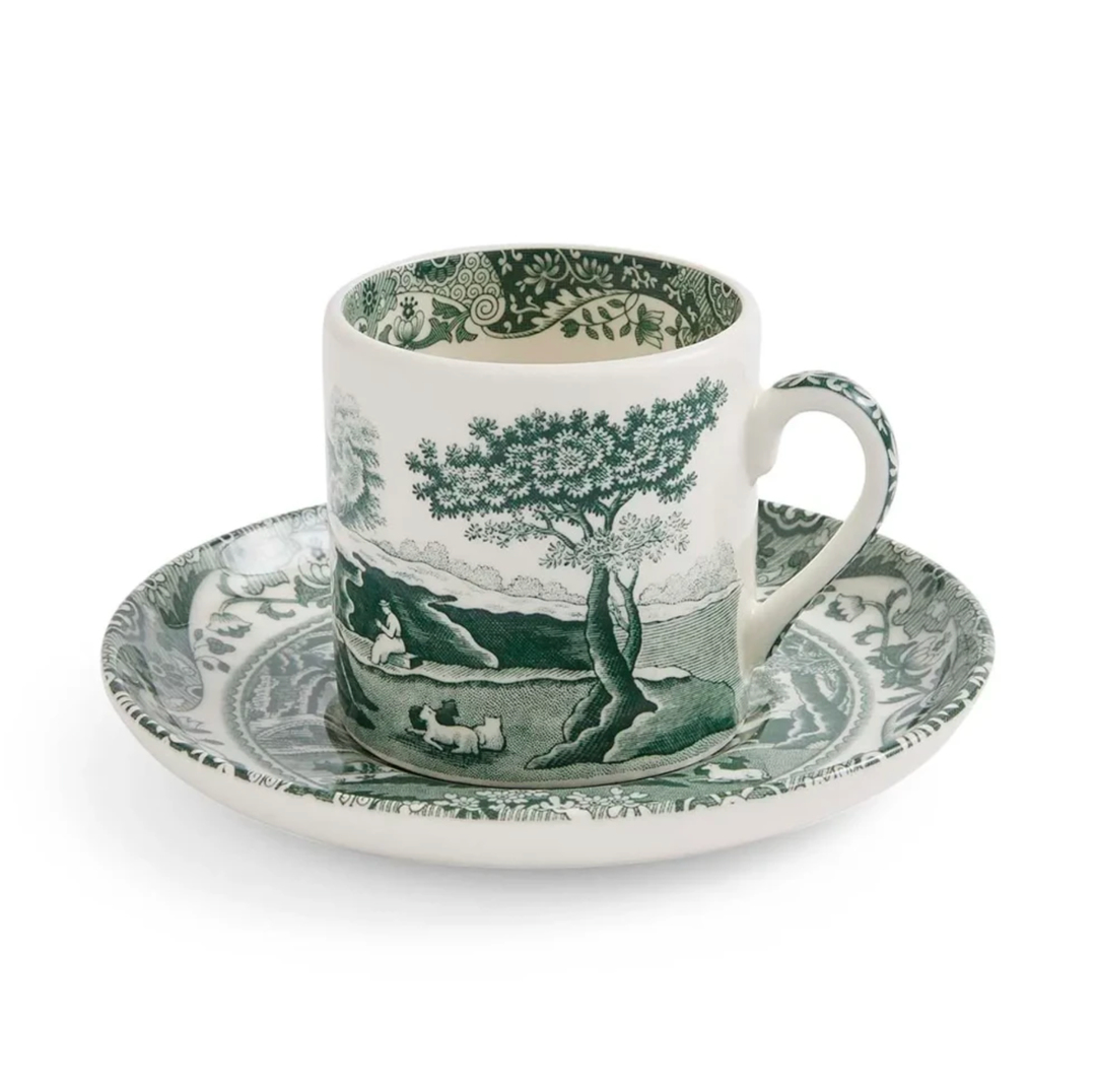 Spode Heritage Green Italian Kahve fincanı
