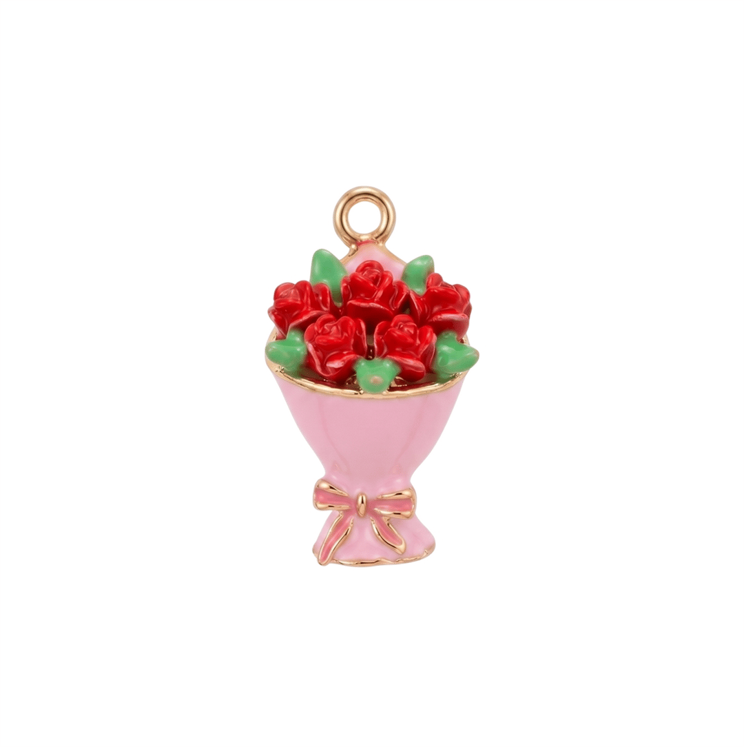 Rose Bouquet Charm