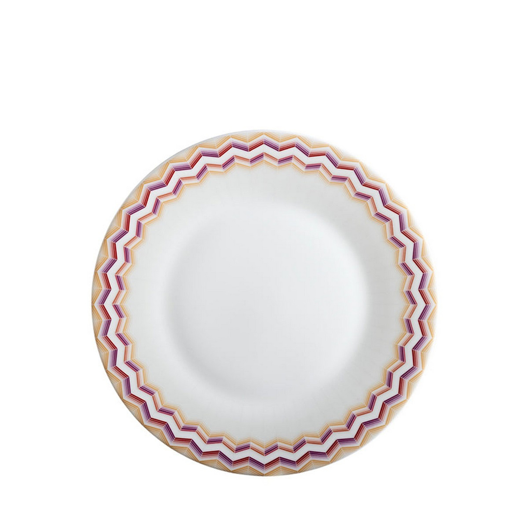 Zig Zag Jarris 156 Turuncu Bordo Yemek Tabağı 27,5 cm