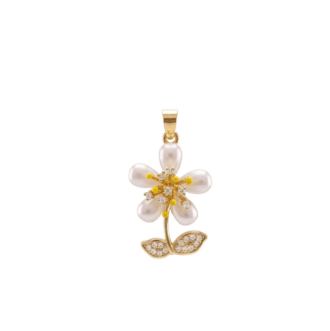 Soft Pink Flower Charm