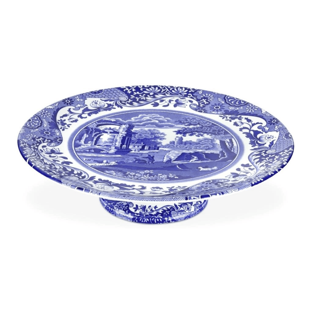 Blue Italian Ayaklı Kek Servis