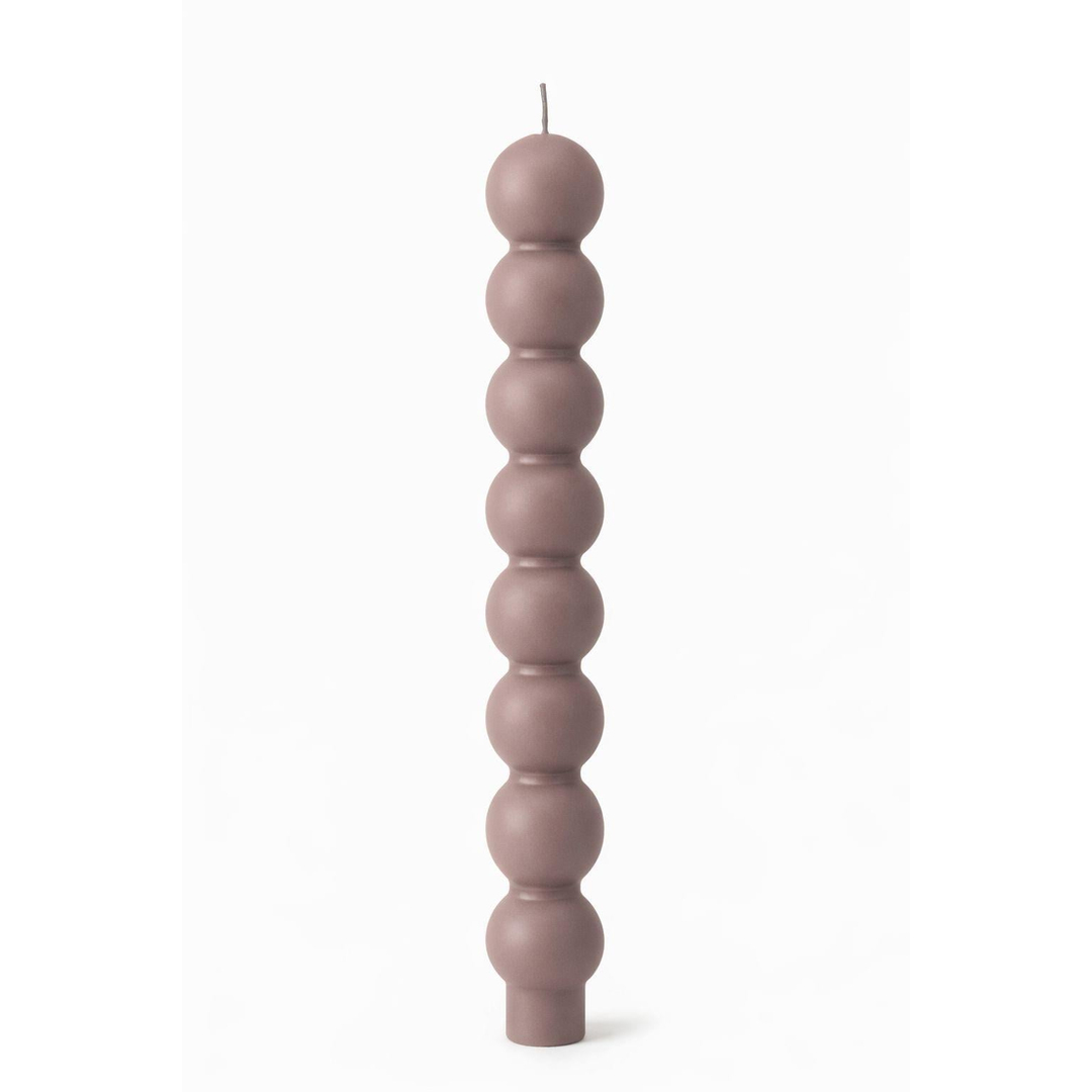 Top Şamdan Mum - Mat Vizon 24 cm