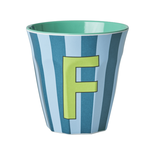 Melamine Striped Tumbler Green - F