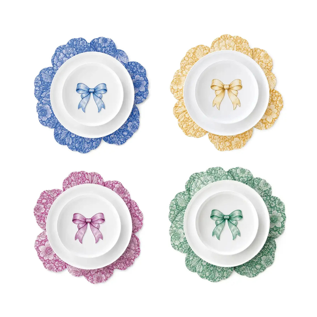 Dahlia Colored Mix Placemat Set of 4