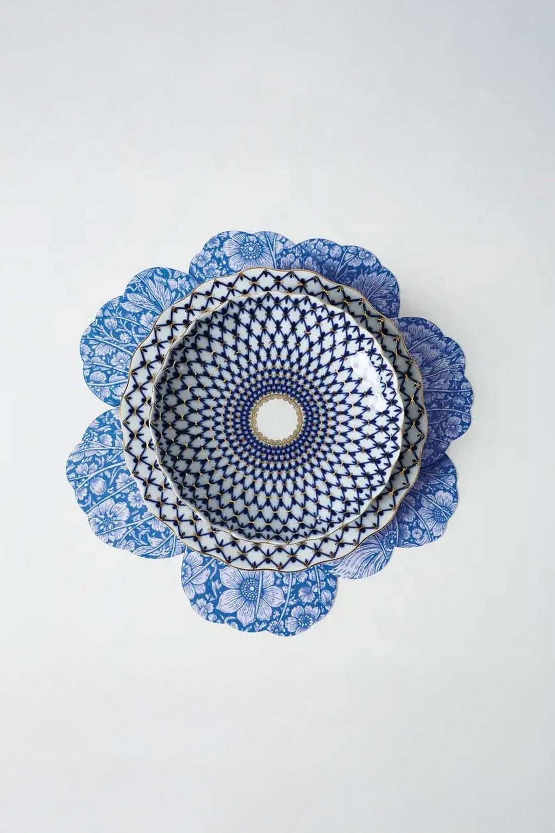 Dahlia Blue Placemat Set of 6