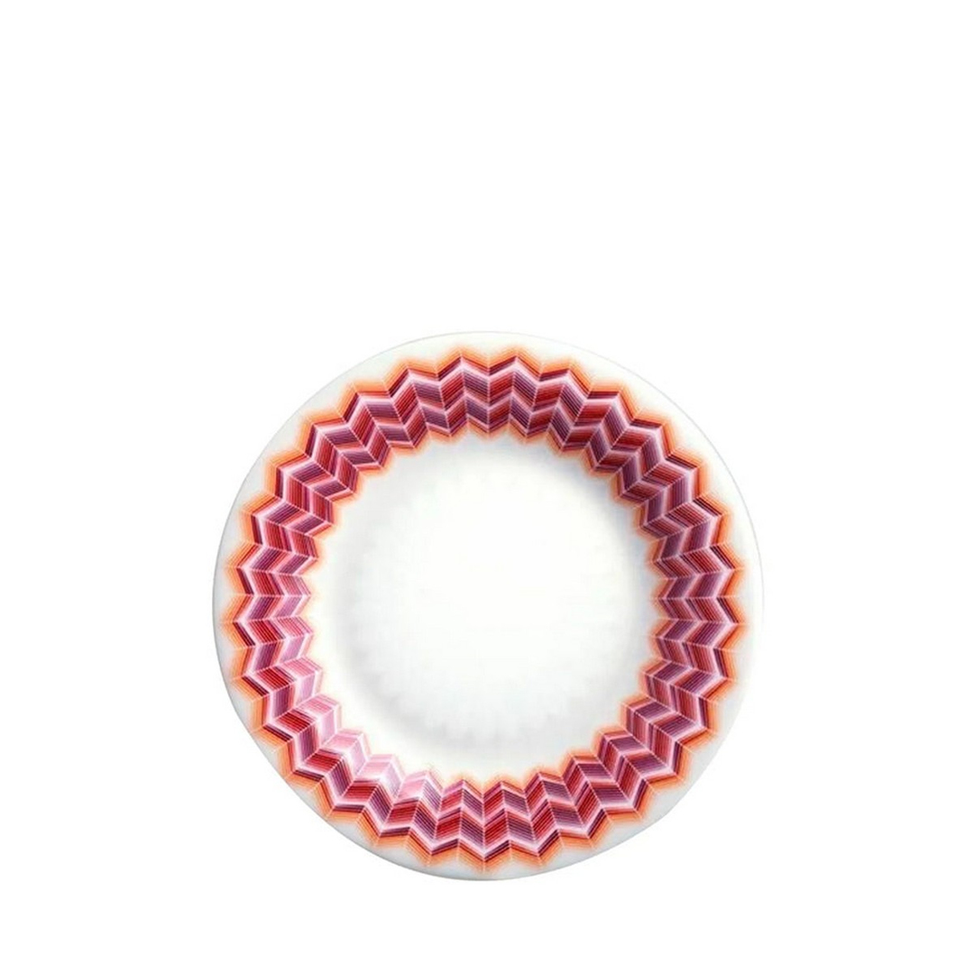 Zig Zag Jarris 156 Turuncu Bordo Ekmek & Tatlı Tabağı 15,5 cm
