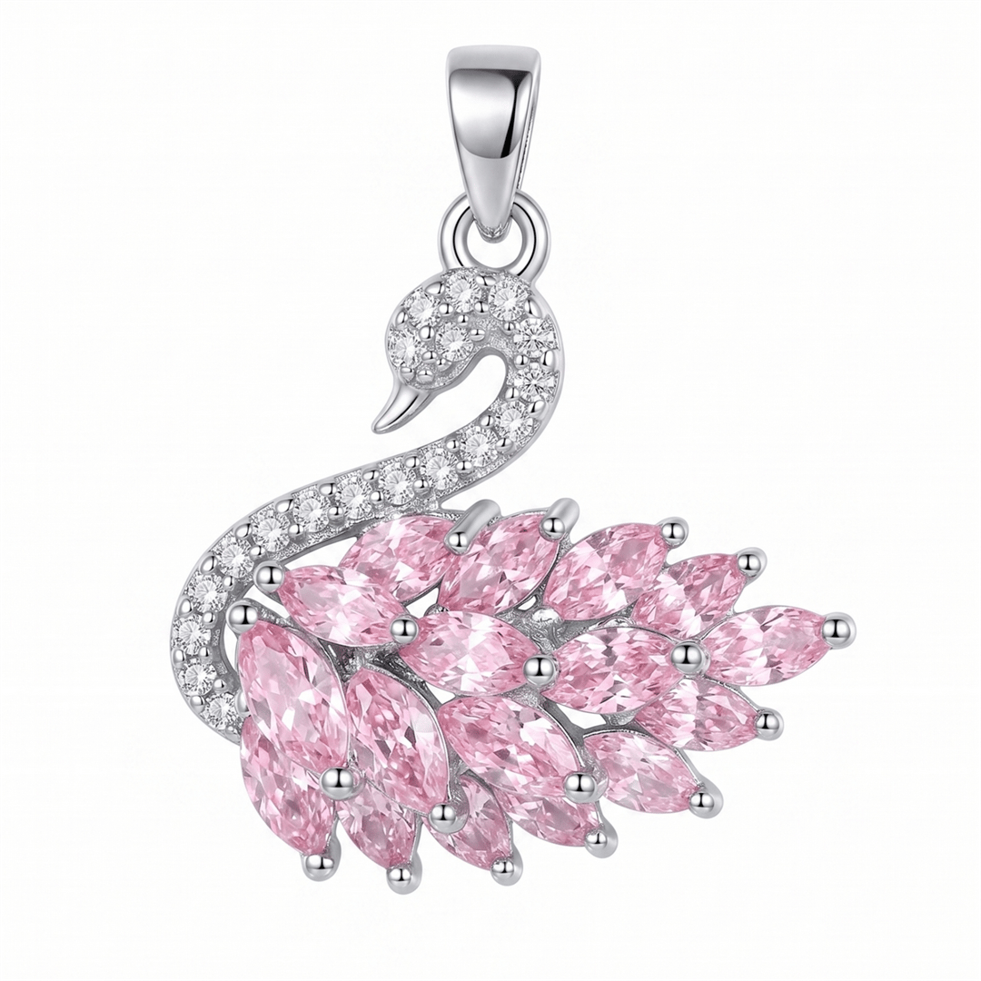 Swan Silver Charm