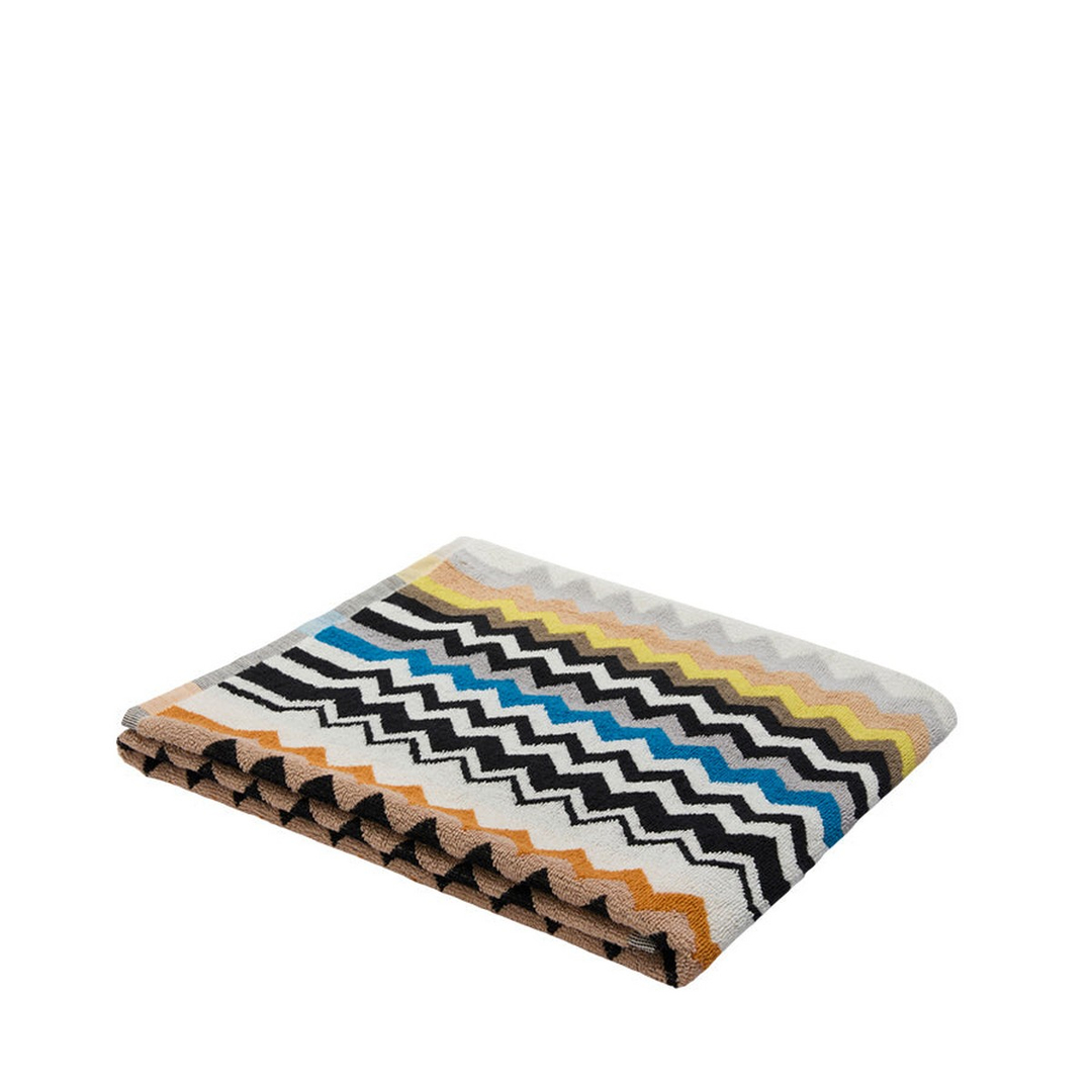 Best 160 - Black Multicolor Bath Towel 70x115 cm