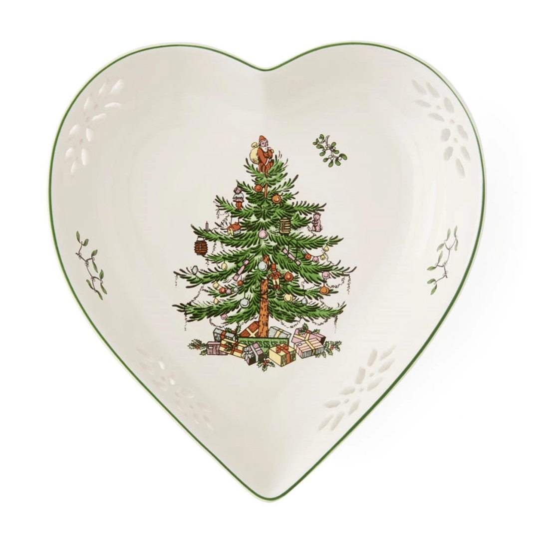 Christmas Tree Kalp Tabak 18cm