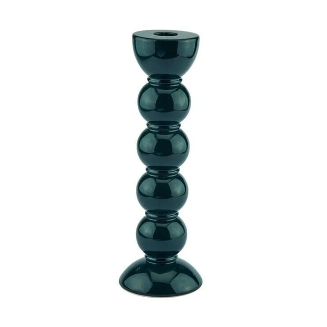 Bobbin Yeşil Dekoratif Şamdan 24 Cm