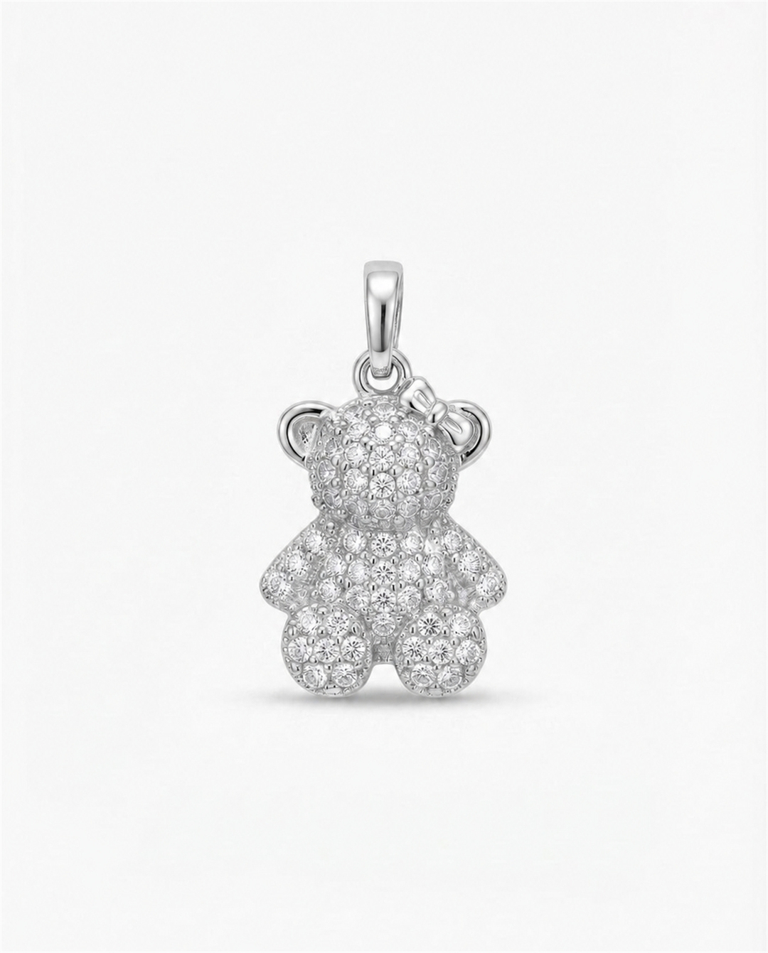 Teddy Charm - Silver