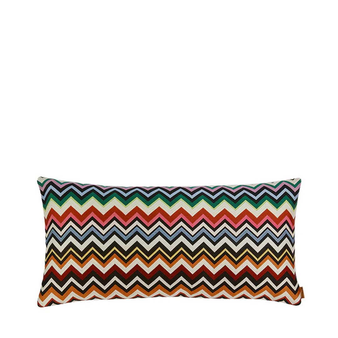 Belfast 100 Çok Renkli Zigzag Desenli Dekoratif Yastık 30 x 60 cm