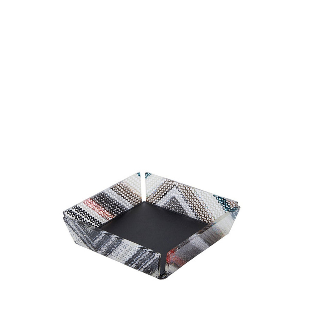 Chevron 100 - Çok Renkli Dekoratif Tabak 18 cm